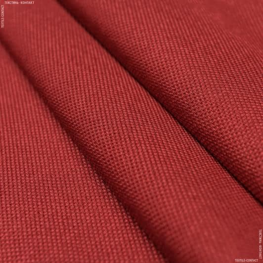 Тканини портьєрні тканини - Рогожка  Брук/BROOKE червона