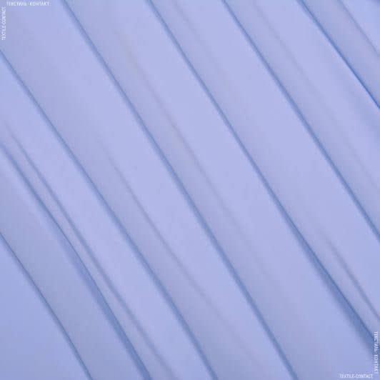 Тканини для спідниць - Костюмний мокрий шовк блакитний