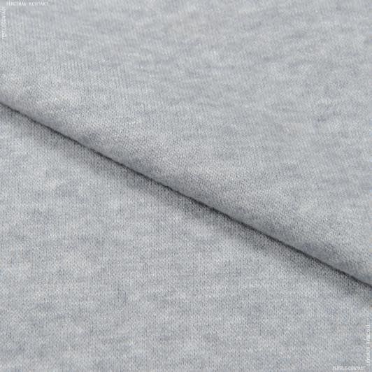 Ткани для костюмов - Трикотаж ангора плотный светло-серый