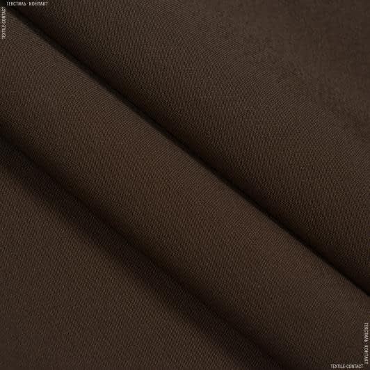 Ткани для блузок - Декоративная ткань канзас/ kansas   т.коричневый