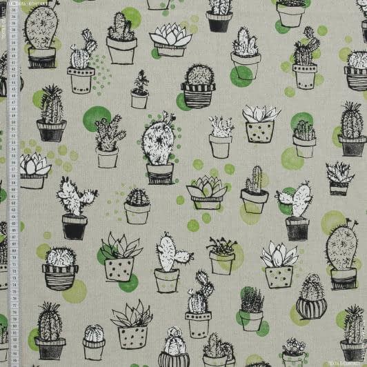 Ткани портьерные ткани - Декоративная ткань кактусы/cactus