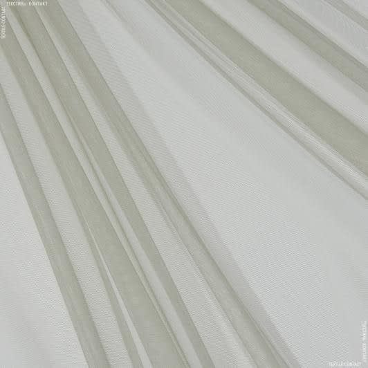 Тканини гардинні тканини - Тюль сітка міні Грек  пісок