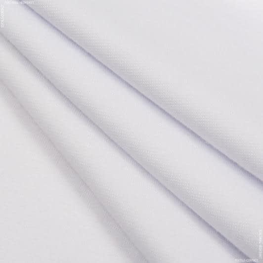 Ткани для спортивной одежды - Ластичное полотно белое БРАК