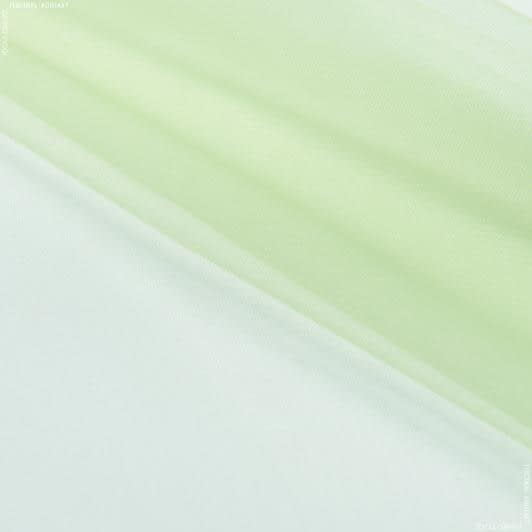 Тканини гардинні тканини - Тюль мікросітка Хаял салатовий