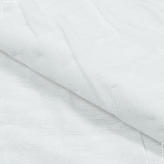 Ткани для покрывал - Декоративна ткань Фокс / FOX  креш белый