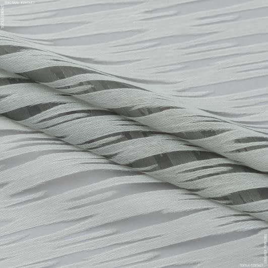 Тканини гардинні тканини - Тюль жаккард Арізона сірий з обважнювачем