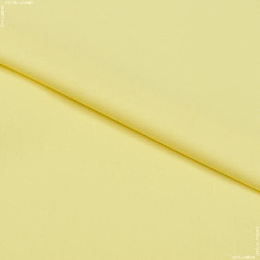 Ткани для платьев - Костюмная Панда светло-желтая