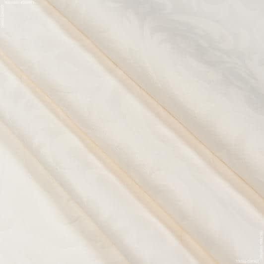 Ткани для банкетных и фуршетных юбок - Скатертная ткань Вилен-2 /VILAINE  молочная