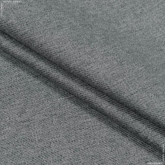 Тканини для декоративних подушок - Декоративна тканина Аріс діагональ графіт