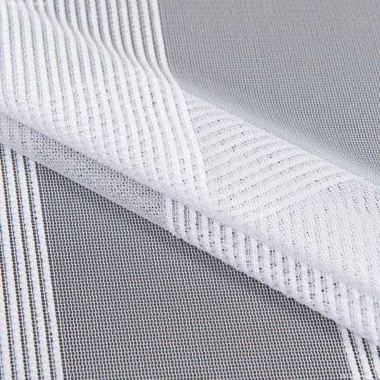 Тканини гардинні тканини - Гардинне полотно /гіпюр Нона білий з фіолетовим відливом