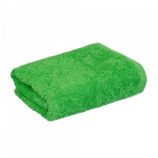 Ткани махровые полотенца - Полотенце махровое 40х70 зеленый