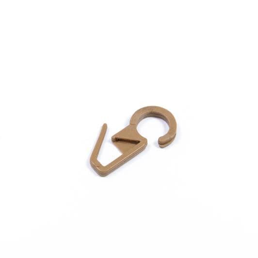 Ткани фурнитура для декоративных изделий - Крючки на кольцо коричневый