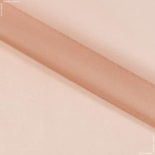 Тканини штапель - Тюль вуаль колір какао