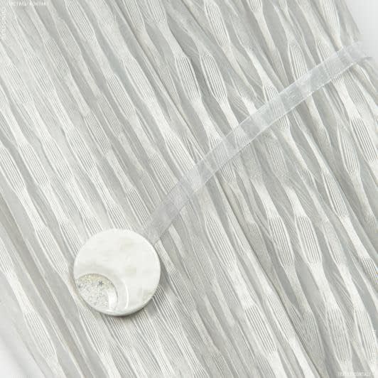 Ткани фурнитура для декоративных изделий - Магнитный подхват Танго на тесьме белый d 40мм