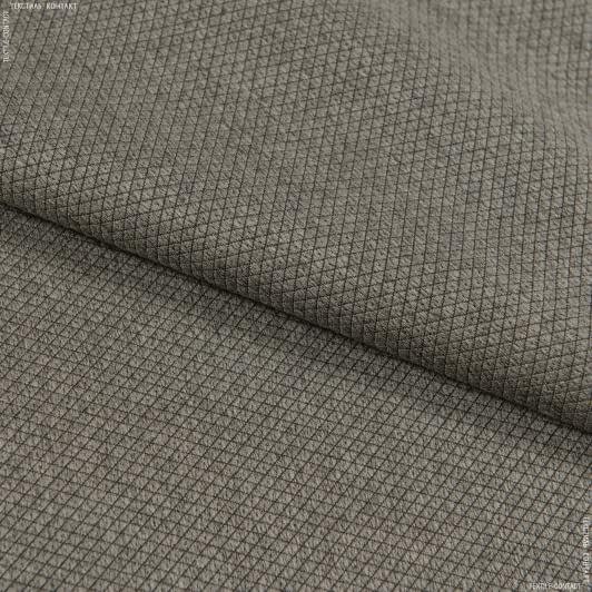 Тканини портьєрні тканини - Блекаут двосторонній Харріс /BLACKOUT колір темний тютюн