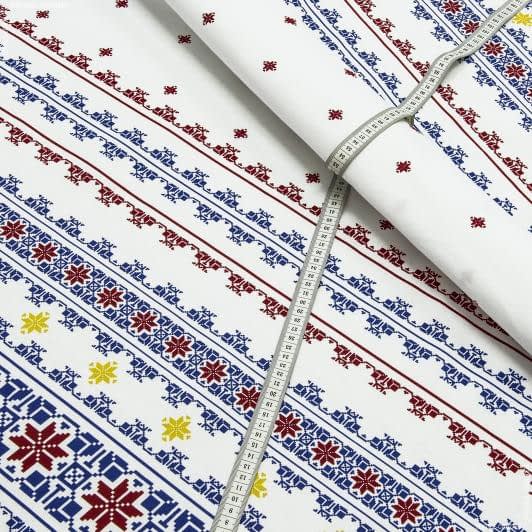 Ткани для столового белья - Ткань скатертная набивная орнамент