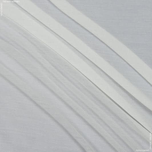 Ткани для драпировки стен и потолков - Тюль Грета цвет крем с утяжелителем