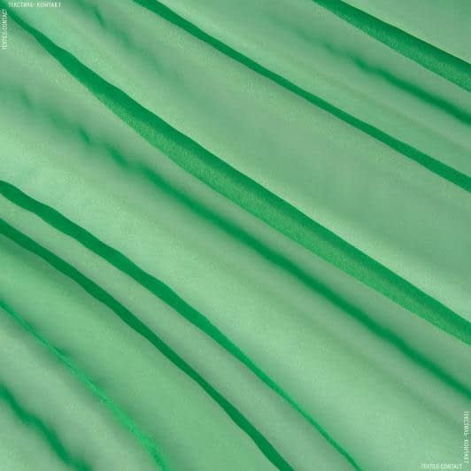 Тканини для суконь - Органза зелений