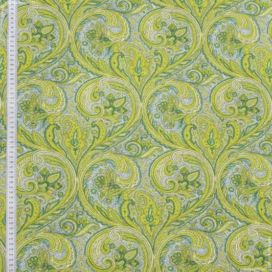 Тканини портьєрні тканини - Декор пейслей,фісташка,яскраво зелений