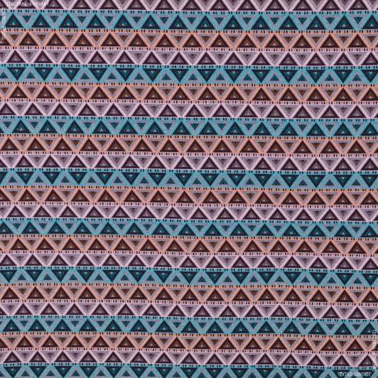 Тканини для рюкзаків - Гобелен орнамент -108 т.фіолет,блакитний,св.рожевий,теракот