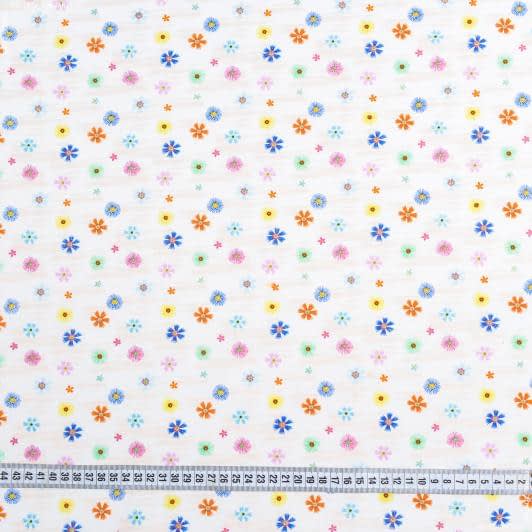 Ткани для детской одежды - Экокоттон мелкие цветочки