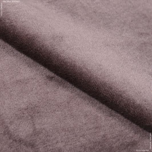 Ткани для декоративных подушек - Флис велсофт коричневый