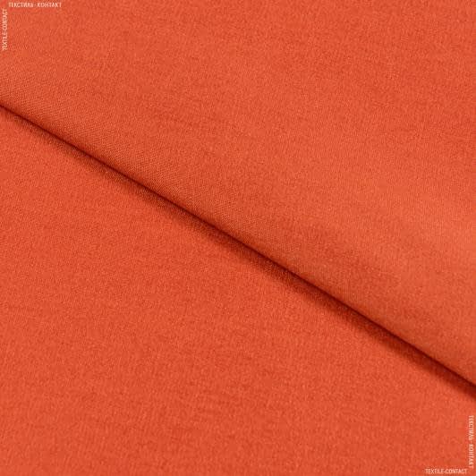 Тканини для костюмів - Тафта чесуча темно-помаранчева