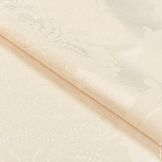 Ткани портьерные ткани - Декоративная ткань Дамаско/DAMASKO  вензель цвет  масло