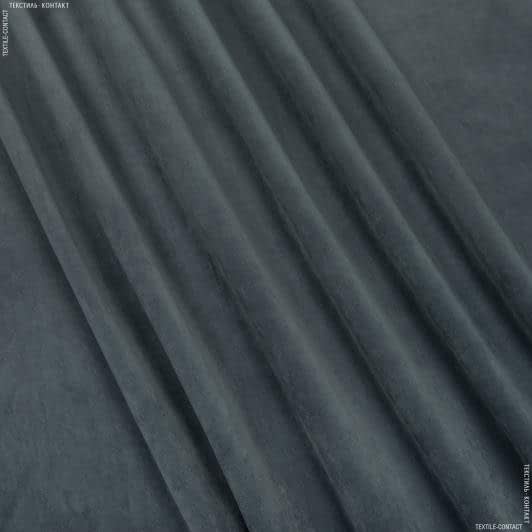 Ткани для перетяжки мебели - Декоративная ткань Велютина т.серый