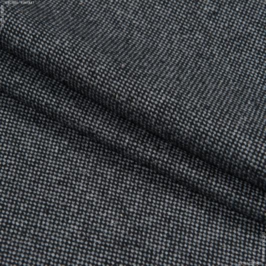 Тканини для верхнього одягу - Пальтовий твід сірий