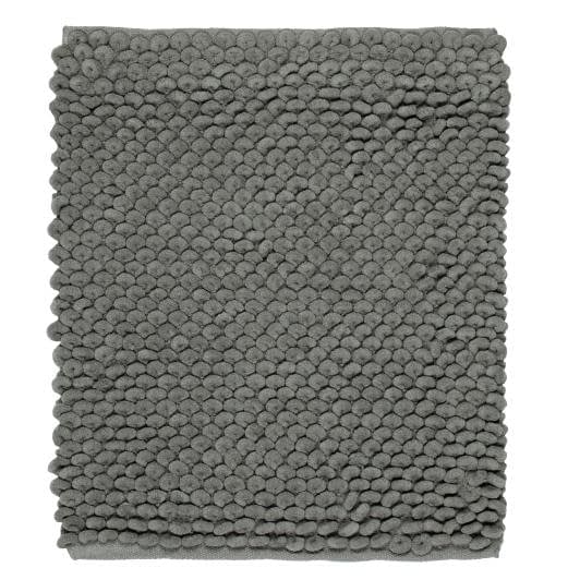 Тканини килимки - Килимок для ванної "Solo" графіт 60х90см