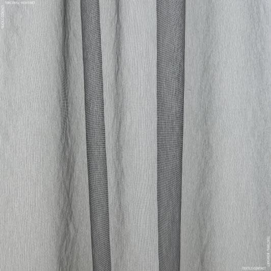Тканини для тюлі - Тюль з обважнювачем  донер- мідал/ doner  т.сірий