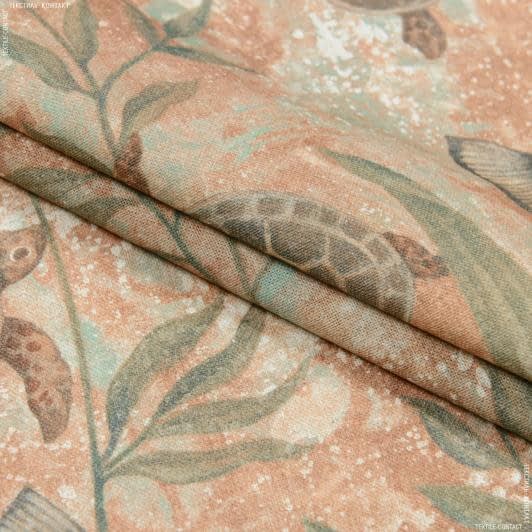 Тканини для штор - Декоративна тканина Акваріум / Indus Digital Printт. теракот