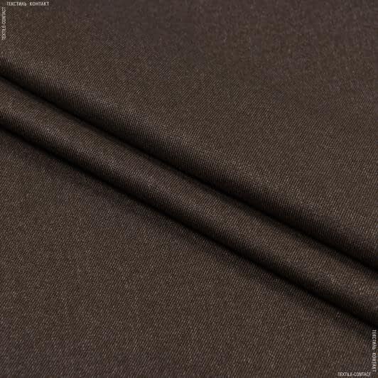 Ткани для банкетных и фуршетных юбок - Декоративная ткань Вира темно коричневая (аналог 146631)