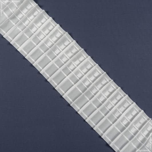 Ткани готовые изделия - Тесьма шторная Равномерная матовая КС-1:1.5 130мм±0.5мм/50м