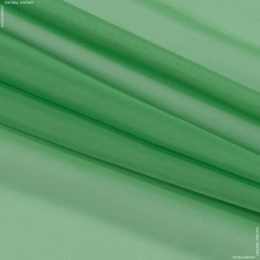 Ткани вуаль - Тюль вуаль цвет зеленая трава