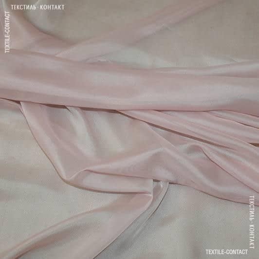 Тканини гардинні тканини - Тюль Вуаль-шовк палево рожевий