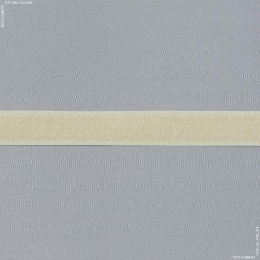 Ткани для дома - Липучка Велкро пришивная мягкая часть цвет персик 20мм/25м