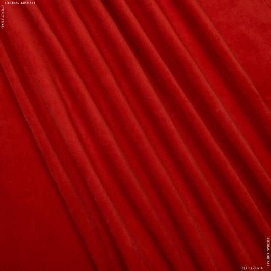 Ткани для мебели - Декоративная ткань Велютина красная