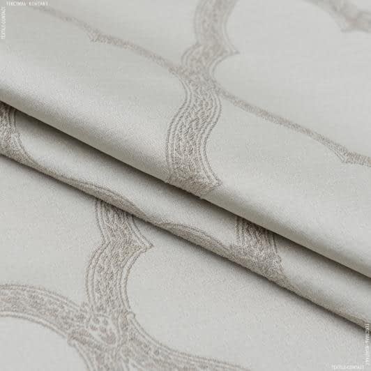 Тканини для портьєр - Декоративна тканина Вінсент світлий беж