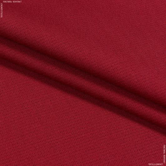 Ткани для брюк - Костюмная делюкс дабл черный/красный