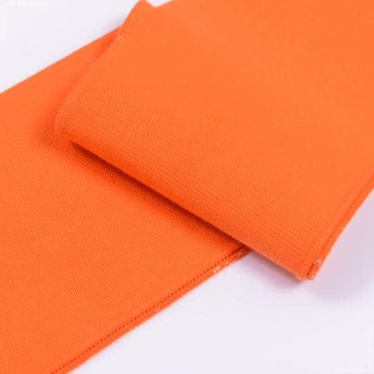 Ткани трикотаж - Воротник-манжет (до 30% с арт.182017) оранжевый