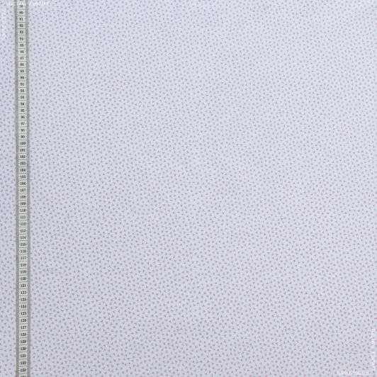 Ткани для рубашек - Экокоттон куриные лапки фон белый