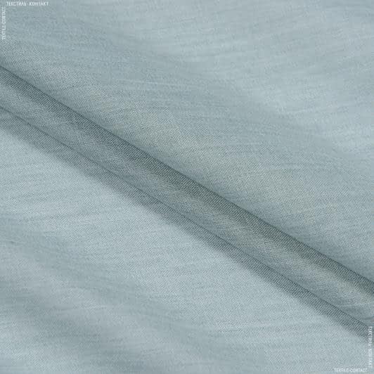 Ткани horeca - Тюль батист Эксен цвет голубая лазурь с утяжелителем