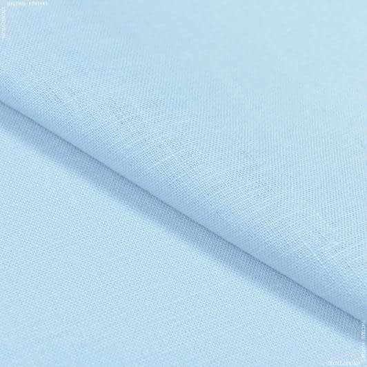 Тканини для кашкетів та панам - Льон костюмний FERRE блакитний