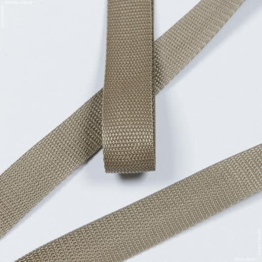 Ткани для декора - Тасьма / стропа ременная стандарт 30 мм цвет койот