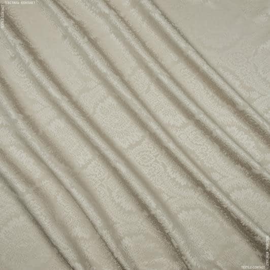 Тканини для римських штор - Портьєрна тканина Муту /MUTY-98 вензель колір пісок