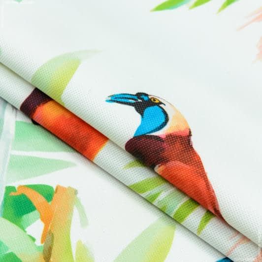 Тканини для декоративних подушок - Декоративний нубук Петек Баскілі / BASKILI птиці