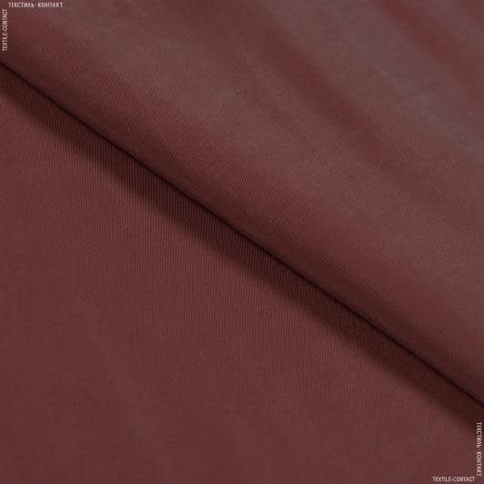 Тканини для блузок - Платтяна тенсел лайт темно-теракотова