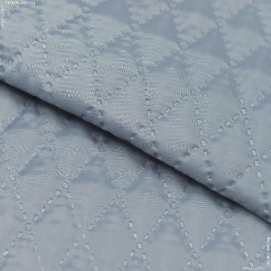 Ткани подкладочная ткань - Синтепон 100г термопаянный с подкладкой Т170 2х2см серый